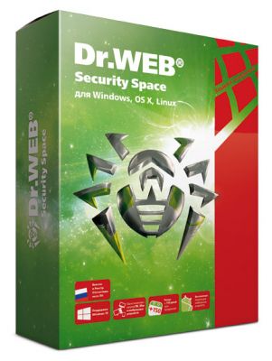 Ключ активации DR.Web Security Space 2PC 1Y (LHW-BK-12M-2-A3) 